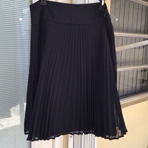 INC International Concepts Black Pleated Skirt - Flowy Circle Skirt